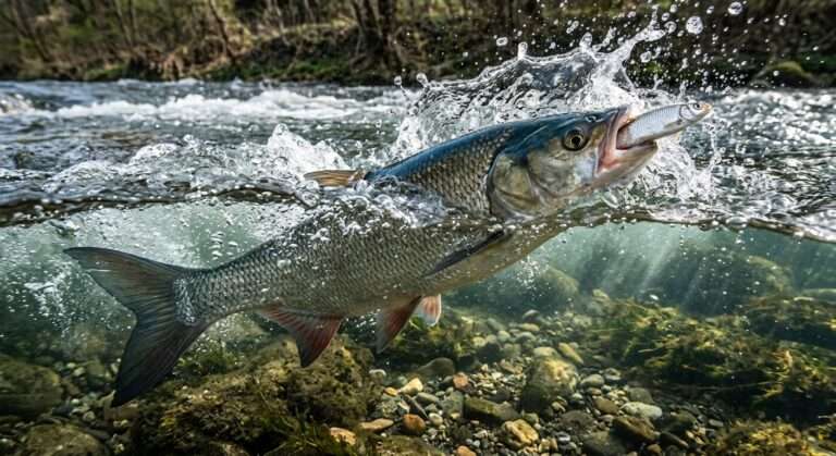 Asp in river